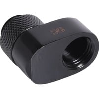 Alphacool Gouttelette 16mm raccord pivotant G1/4 mâle vers G1/4 femelle, Connecteur Noir