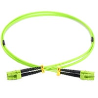 Digitus Câble de raccordement LWL, duplex, connecteur LC > LC, multimode OM5 Citron vert