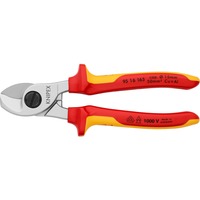 KNIPEX Coupe-câbles 95 16 165, Tenailles de cran isolées par gaines bi-matière, certifiées VDE