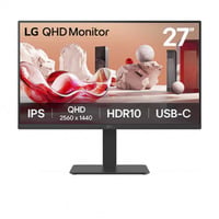 LG 27BA65QB-B 27" Moniteur Noir, 1x DisplayPort, 1x HDMI, 1x USB-C, 4x USB-A