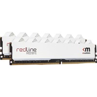 Mushkin Redline module de mémoire 16 Go 2 x 8 Go DDR4 3600 MHz, Mémoire vive Blanc, 16 Go, 2 x 8 Go, DDR4, 3600 MHz, 288-pin DIMM