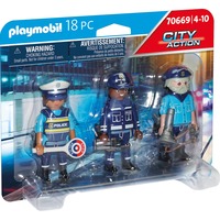 PLAYMOBIL City Action - Equipe de policiers, Jouets de construction 70669