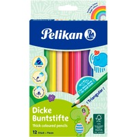 Pelikan Crayons de couleur triangulaires, Bundle 724039