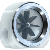 RAIJINTEK RJK - FLOW METER WHITE, Indicateurs de débit Blanc