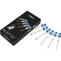 Wera 350/355/335/367 Set de tournevis édition spéciale "Delfter Blau", 6 pièces Blanc/Bleu