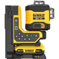 DEWALT Laser multi-lignes sans fil 3x360° DCLE34035D1, 18 Volts, avec télécommande, Laser Cross Ligne Noir/Jaune