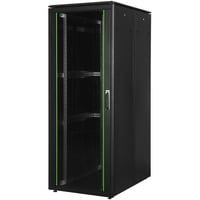 Digitus Armoires rack, Armoire informatique Noir, Rack autonome, 42U, 800 kg, Pieds réglables, Gestion optimisée des câbles, 152 kg