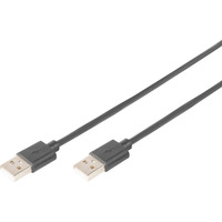 Digitus Câble de connexion USB 2.0 USB-A (connecteur) > USB-A (connecteur) Noir