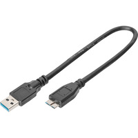 Digitus Câble de connexion USB 3.2 Gen 1 USB-A > Micro USB-B Noir