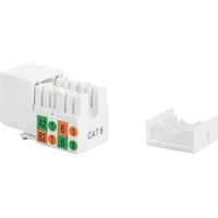Digitus Module Keystone CAT 5e, Classe D non blindé, Module de Keystone Blanc