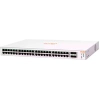 Hewlett Packard Enterprise Aruba Instant On 1830 48G 4SFP Géré L2 Gigabit Ethernet (10/100/1000) 1U, Switch Géré, L2, Gigabit Ethernet (10/100/1000), Full duplex, Grille de montage, 1U