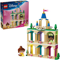 LEGO Disney Princess Les Mini Princesses Belle et Tiana avec leur château, Jouets de construction 