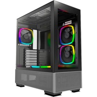 Montech SKY TWO boîtier midi tower Noir | 2x USB-A | 1x USB-C | RGB