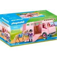 PLAYMOBIL Country - Chariot de transport de chevaux, Jouets de construction 71237