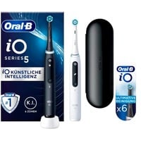 Procter & Gamble Oral-B iO Series 5 Duo, Brosse a dents electrique Noir/Blanc
