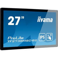iiyama ProLite TF2738MSC-B2 27" Moniteur Noir, 1x DisplayPort, 1x HDMI, 1x DVI