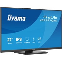 iiyama ProLite XB2797QSU-B1 27" Moniteur Noir (Mat), 1x DisplayPort, 2x HDMI, 2x USB-C, 2x USB-A, 68,6 cm (27"), 2560 x 1440 pixels, Quad HD, LED, 1 ms, Noir