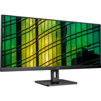 AOC E2 U34E2M/BK écran plat de PC 86,4 cm (34") 3440 x 1440 pixels UltraWide Quad HD LED Noir Moniteur Noir, 1x DisplayPort, 2x HDMI, 86,4 cm (34"), 3440 x 1440 pixels, UltraWide Quad HD, LED, 4 ms, Noir