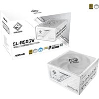 ASRock Steel Legend SL-850GW alimentation modulaire 850 watt Blanc, 1x 12V-2x6, 2x PCIe