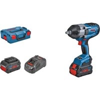 Bosch GDS 18V-1000 Professional 1750 tr/min Noir, Bleu, Visseuse à choc Bleu/Noir, Visseuse à percussion, Poignée de pistolet, 3/4", Noir, Bleu, 1750 tr/min, 1200 tr/min