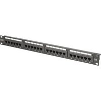 Digitus Panneau de brassage CAT 6, classe E, 24 ports Noir