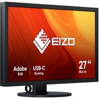 EIZO CS2731 ColorEdge 27" Moniteur Noir, 1x DisplayPort, 1x HDMI, 1x DVI, 1x USB-C, 4x USB-A