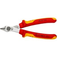 KNIPEX 78 06 125, Pinces électroniques Rouge/Jaune