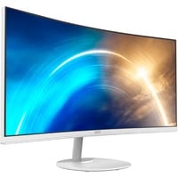 MSI Pro MP341CQ écran plat de PC 86,4 cm (34") 3440 x 1440 pixels UltraWide Quad HD Blanc Moniteur incurvé Blanc, 1x DisplayPort, 2x HDMI, 86,4 cm (34"), 3440 x 1440 pixels, UltraWide Quad HD, 4 ms, Blanc