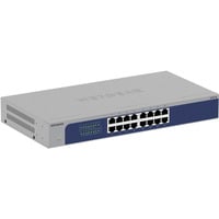 Netgear GS516-300EUS commutateur réseau Non-géré Gigabit Ethernet (10/100/1000) Gris, Switch Non-géré, Gigabit Ethernet (10/100/1000), Grille de montage