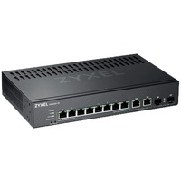 Zyxel GS2220-10-EU0101F commutateur réseau Géré L2 Gigabit Ethernet (10/100/1000) Noir, Switch Géré, L2, Gigabit Ethernet (10/100/1000), Grille de montage