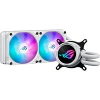 ASUS ROG Strix LC III 240 ARGB Édition blanche, Watercooling Blanc, Kit de refroidissement du liquide, 12 cm, Blanc