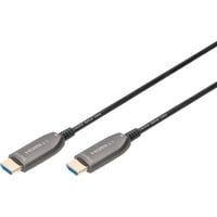 Digitus Câble hybride à fibre optique HDMI AOC, UHD 8K Noir