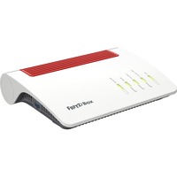 FRITZ! 7590 AX Routeurs sans fil, Routeur maillé Box 7590 AX, Wi-Fi 6 (802.11ax), Bi-bande (2,4 GHz / 5 GHz), Ethernet/LAN, ADSL2+, Blanc, Routeur