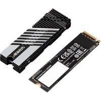 GIGABYTE AORUS Gen4 7300 2TB 2 To M.2 PCI Express 4.0 NVMe 3D TLC NAND SSD Noir, 2 To, M.2
