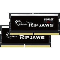 G.Skill 32 Go DDR5-4800 Kit, Mémoire vive Noir, F5-4800S3838A16GX2-RS, Ripjaws, XMP