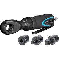 Hazet Mini tournevis à cliquet multifonction 9023M-1, 1/4" et 3/8", Visseuse à choc Noir