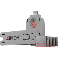 Lindy USB Port Blocker, Dispositif antivol rose fuchsia