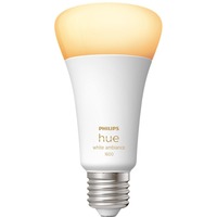 Philips Hue A67 - Ampoule connectée E27 - 1600, Lampe à LED Philips Hue White ambiance A67 - Ampoule connectée E27 - 1600, Ampoule intelligente, Blanc, Bluetooth/Zigbee, LED, E27, Lumière du jour froide, Blanc chaud