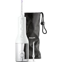 Philips Sonicare 3000 series Power Flosser 3000 sans fil HX3826/31 Jet dentaire - Blanc, Soins buccaux Blanc, Blanc, 1 min, 0,25 L, Batterie, Intégré