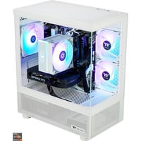 Thermaltake PC-000093-DE, PC gaming Blanc/transparent