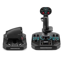 Thrustmaster Sol-R 4 Hotas, Contrôleur  Noir, Joystick + levier de commande du moteur, PC, Analogique/Numérique, Rouge/Vert/Bleu, Avec fil, USB
