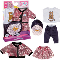 BABY born® Tenue Glam 43cm, Accessoires de poupée