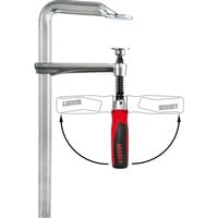 BESSEY Original Ganzstahl-Schraubzwinge GZ60-12KG, Serre-joint Argent/Rouge