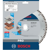 Bosch Disque diamant PRO Multi Matériau, Ø 230mm, Disque de coupe 