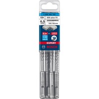 Bosch Expert Foret SDS plus-7X, Perceuse Marteau perforateur, Hammer drill bit, 6,5 mm, 165 mm, Béton, pierre, 10 cm