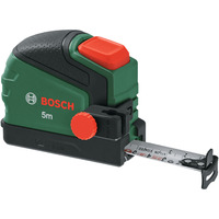 Bosch Ruban à mesurer 5m / 16 ft + clip pour crayon, Mètre à ruban Vert/Noir