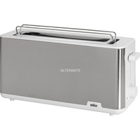 Braun HT 1610 WH, Grille-pain Acier inoxydable/Blanc