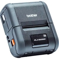 Brother RJ-2050 Imprimante avec un port infrarouge 203 x 203 DPI Avec fil &sans fil Thermique directe Imprimante mobile, Imprimante à reçu Noir, Thermique directe, Imprimante mobile, 203 x 203 DPI, 6 ips, 152 mm/sec, 4 cm