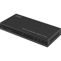 Digitus Contrôleur de mur vidéo HDMI 4K, 4 écrans, Repartiteur HDMI Noir