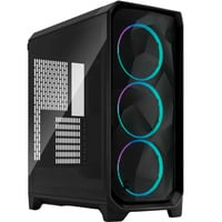 Fractal Design Meshify 3 RGB TG Light Tint boîtier midi tower Noir | 2x USB-A | 1x USB-C | RGB | Verre Trempé